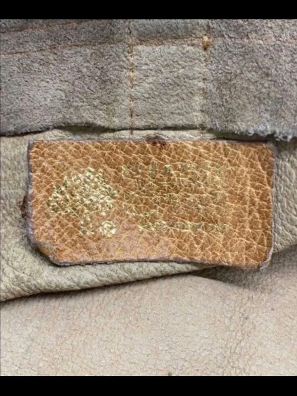 Mulberry Tan Leather Logo Patch Hobo